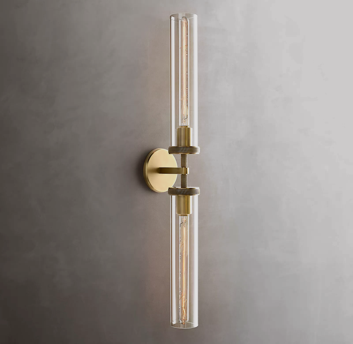 Lambeth Knurled Grand Linear Sconce Modern Creative Wall Lamp