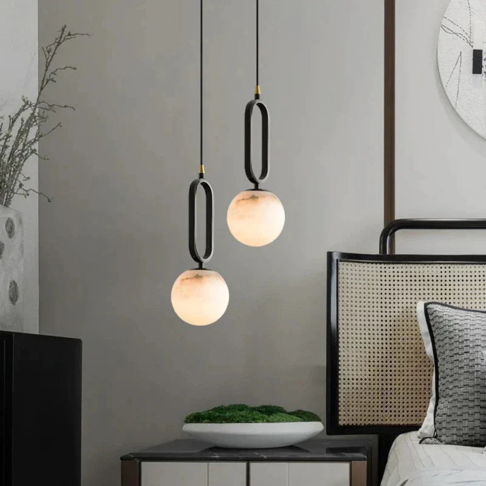 Jaon Alabaster Lamp, Modern Pendant Lamp