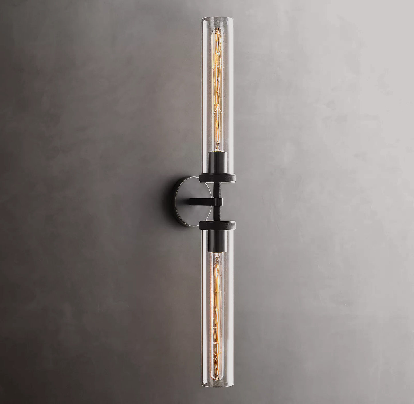 Lambeth Knurled Grand Linear Sconce Modern Creative Wall Lamp