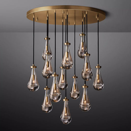 Raindrop Round Chandelier D36