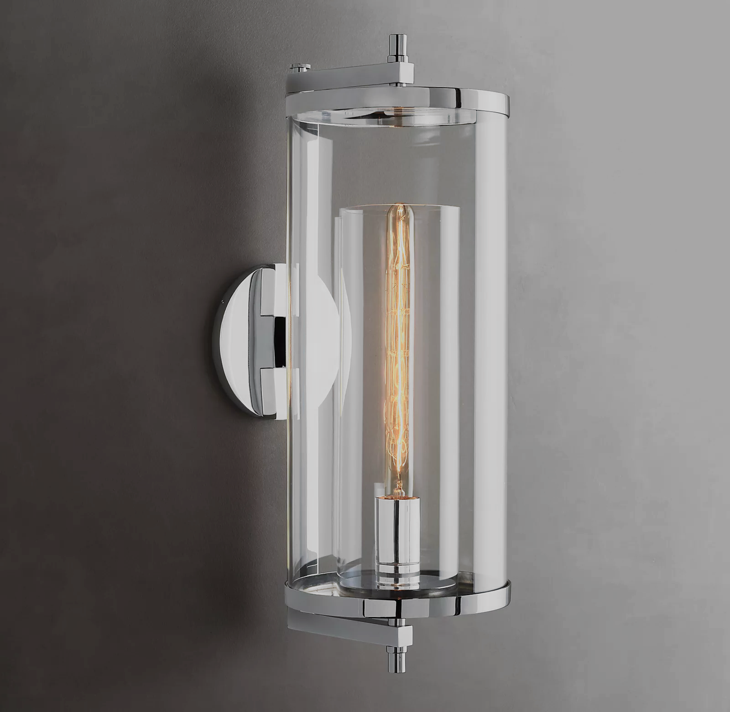 Devaux Grand Round Sconce Modern Stairwell Wall Sconce