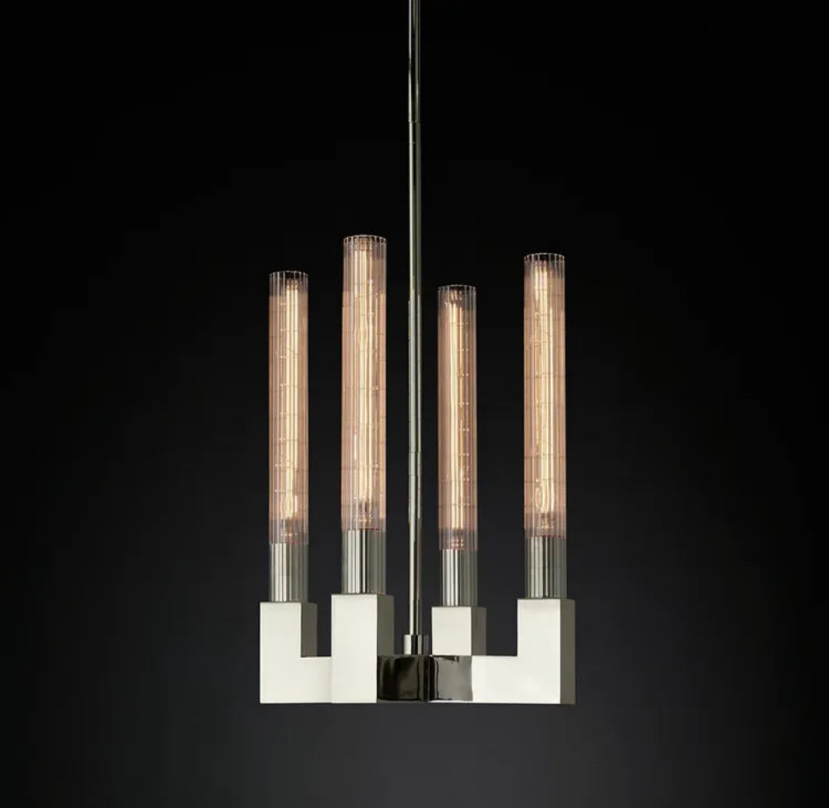 Cannele Rectangular Pendant Light