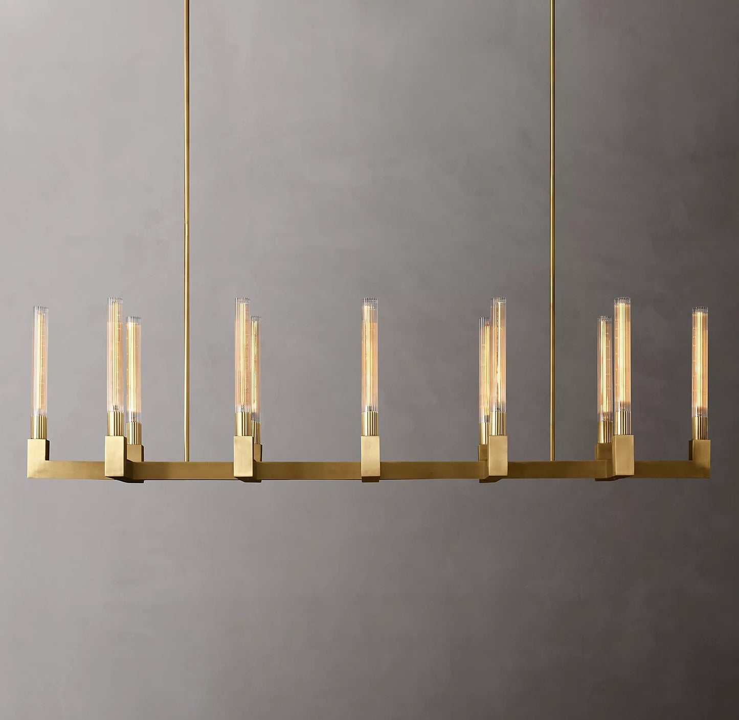 Cannele Linear Candlestick Linear Chandelier Light 67¡°