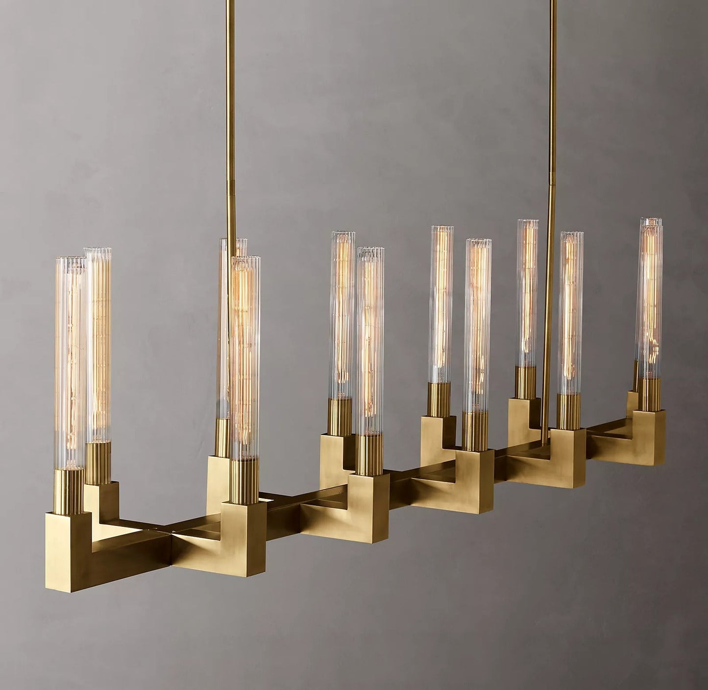 Cannele Linear Candlestick Linear Chandelier Light 67¡°