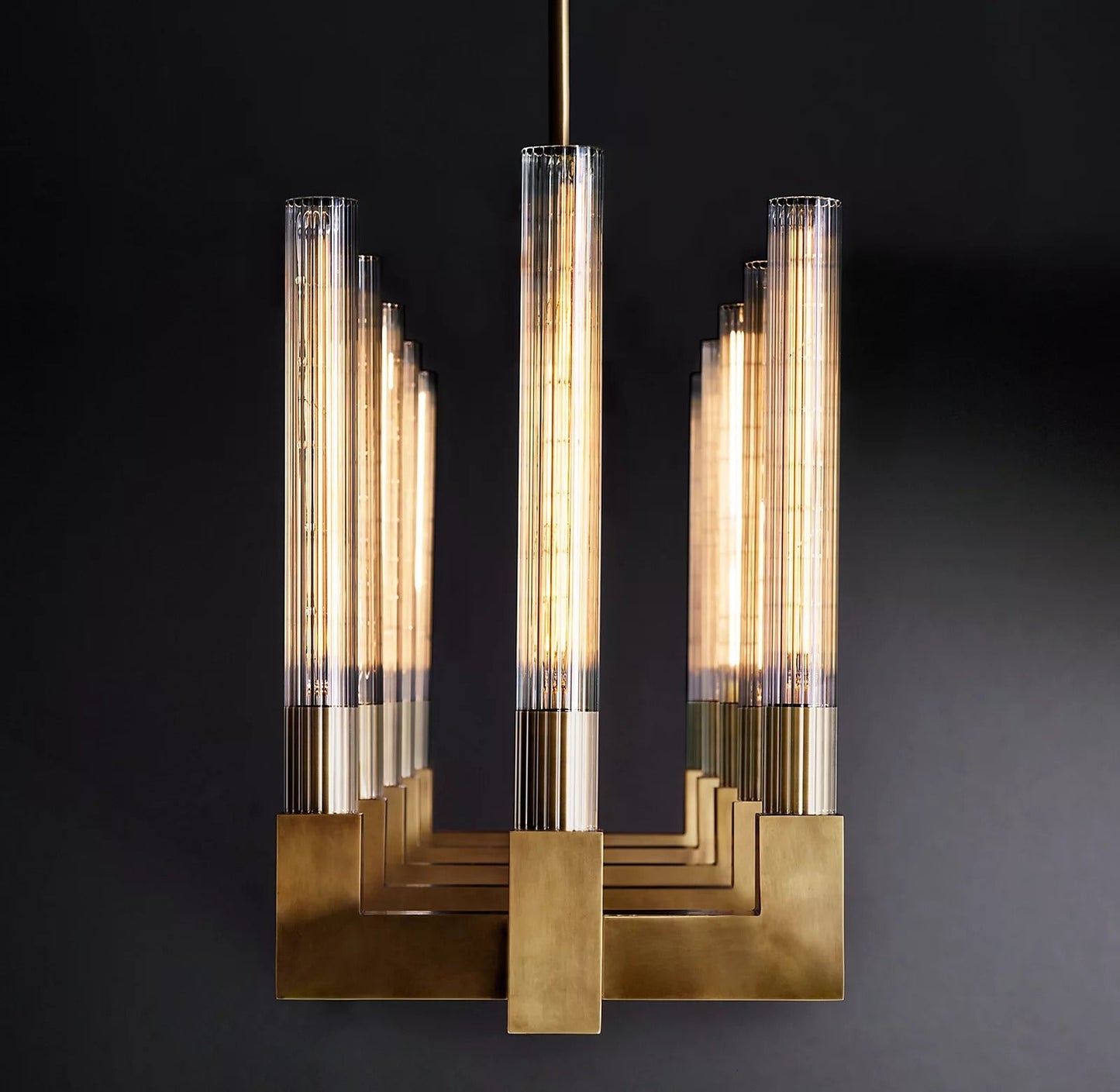 Cannele Linear Candlestick Linear Chandelier Light 67¡°