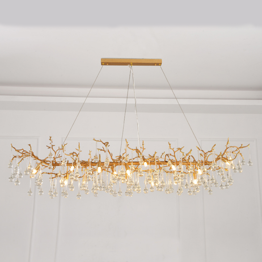 Louise Clear Crystal Branch Chandelier, Unique Chandelier Designs