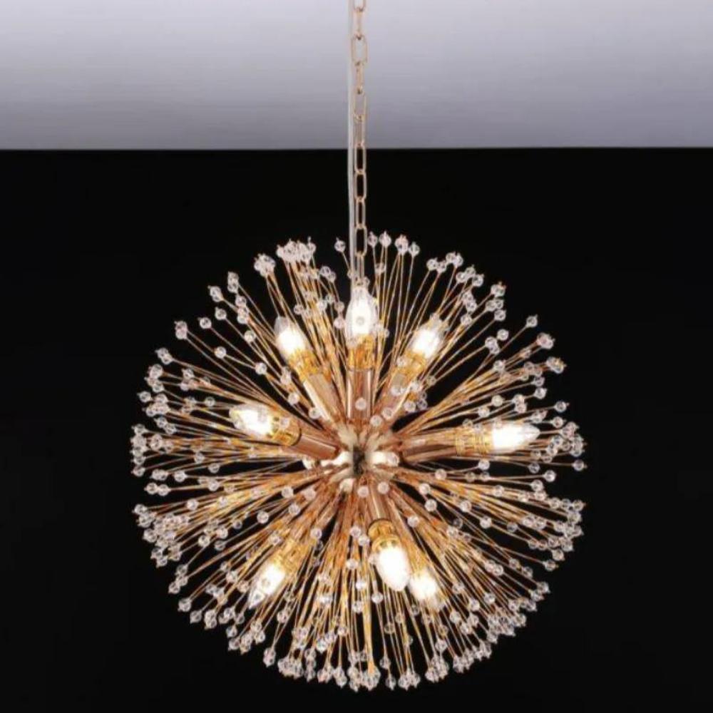 Modern Crystal Globe Satellite Chandelier Light