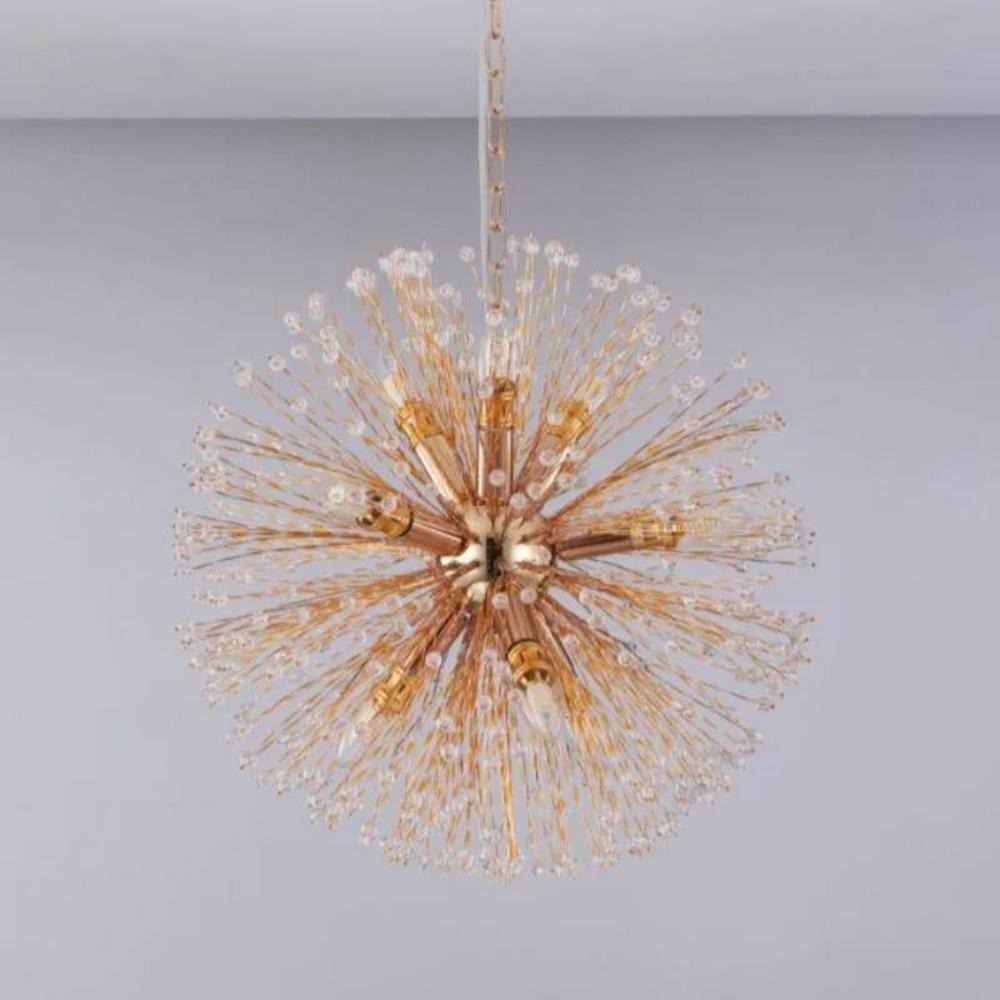 Modern Crystal Globe Satellite Chandelier Light