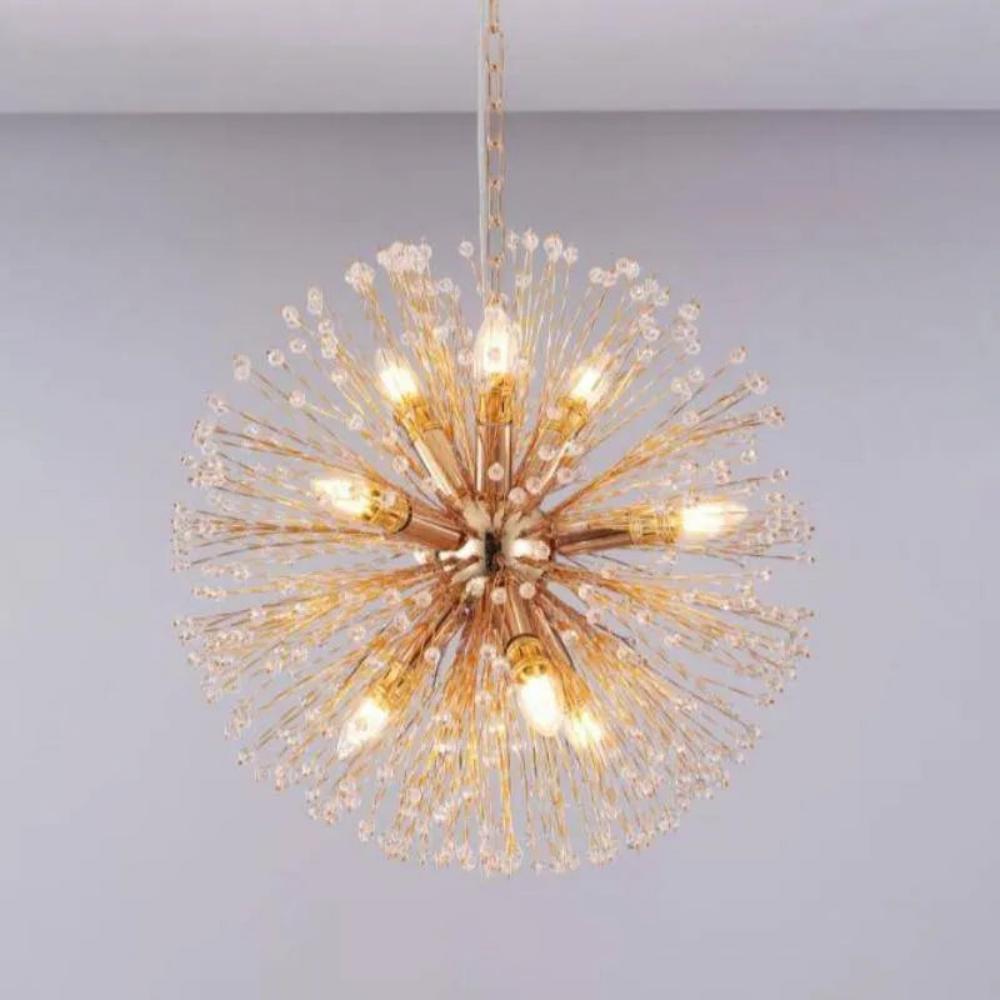 Modern Crystal Globe Satellite Chandelier Light