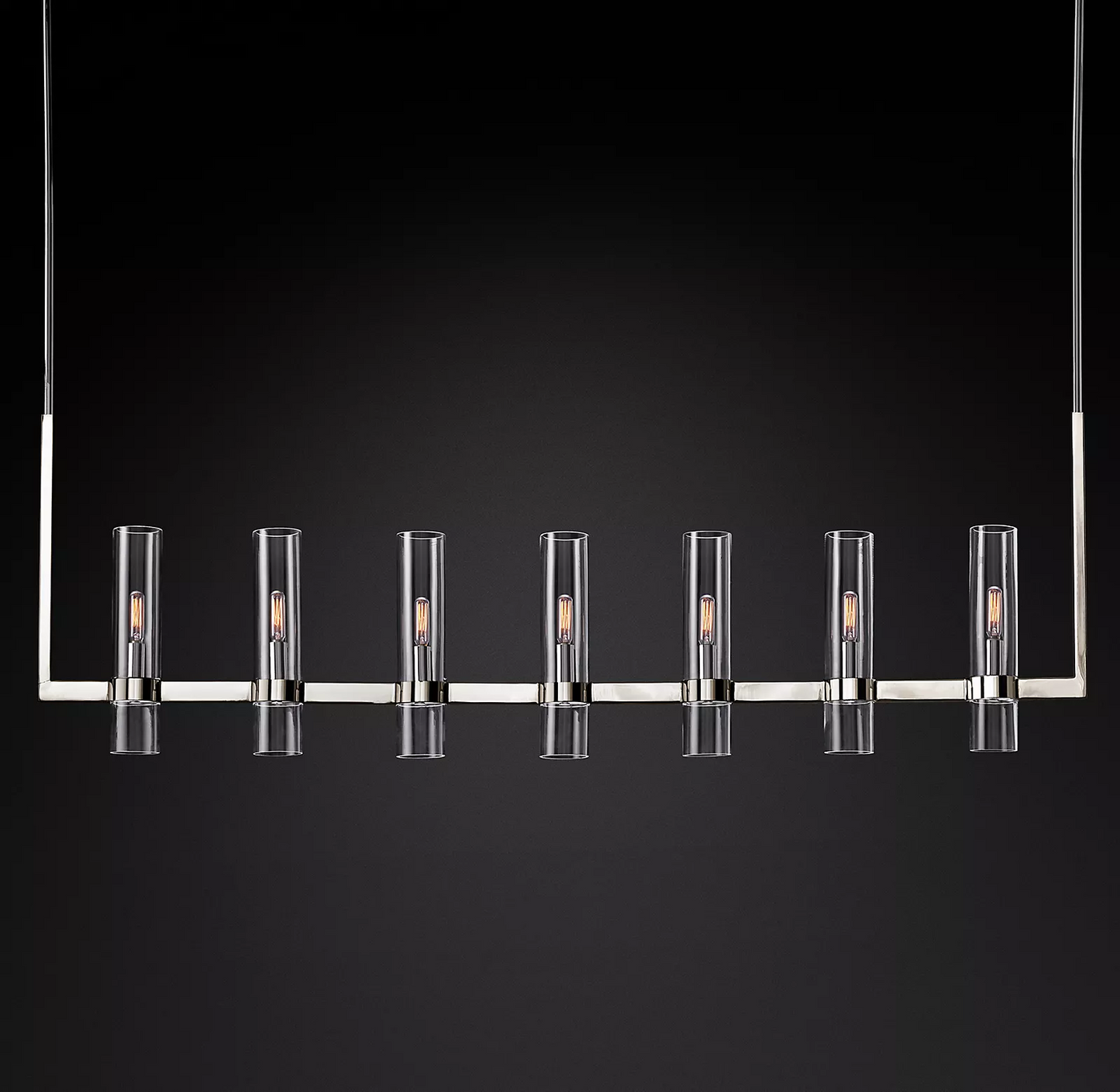 Ravelle Linear Chandelier 59" Modern Dining Room Lighting