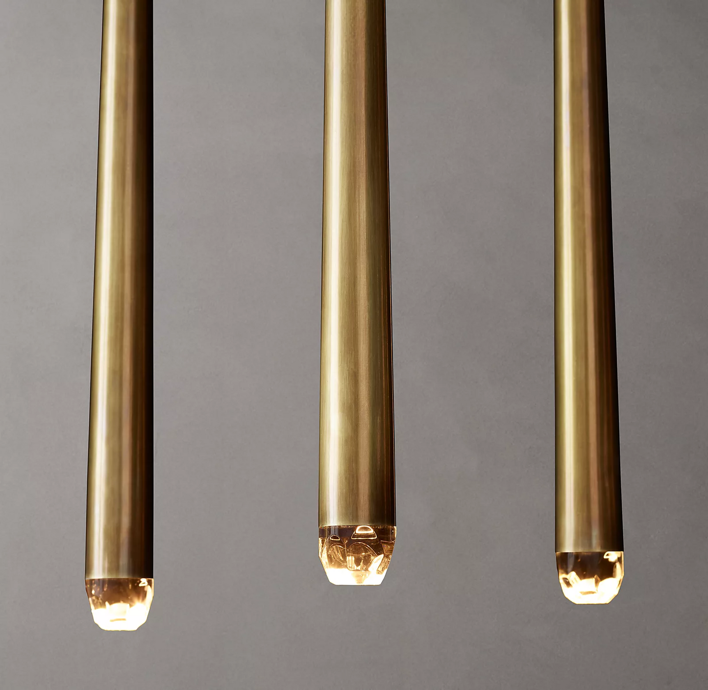 Aquitaine 72” Linear Chandelier - Modern Brass Foyer Light Fixture