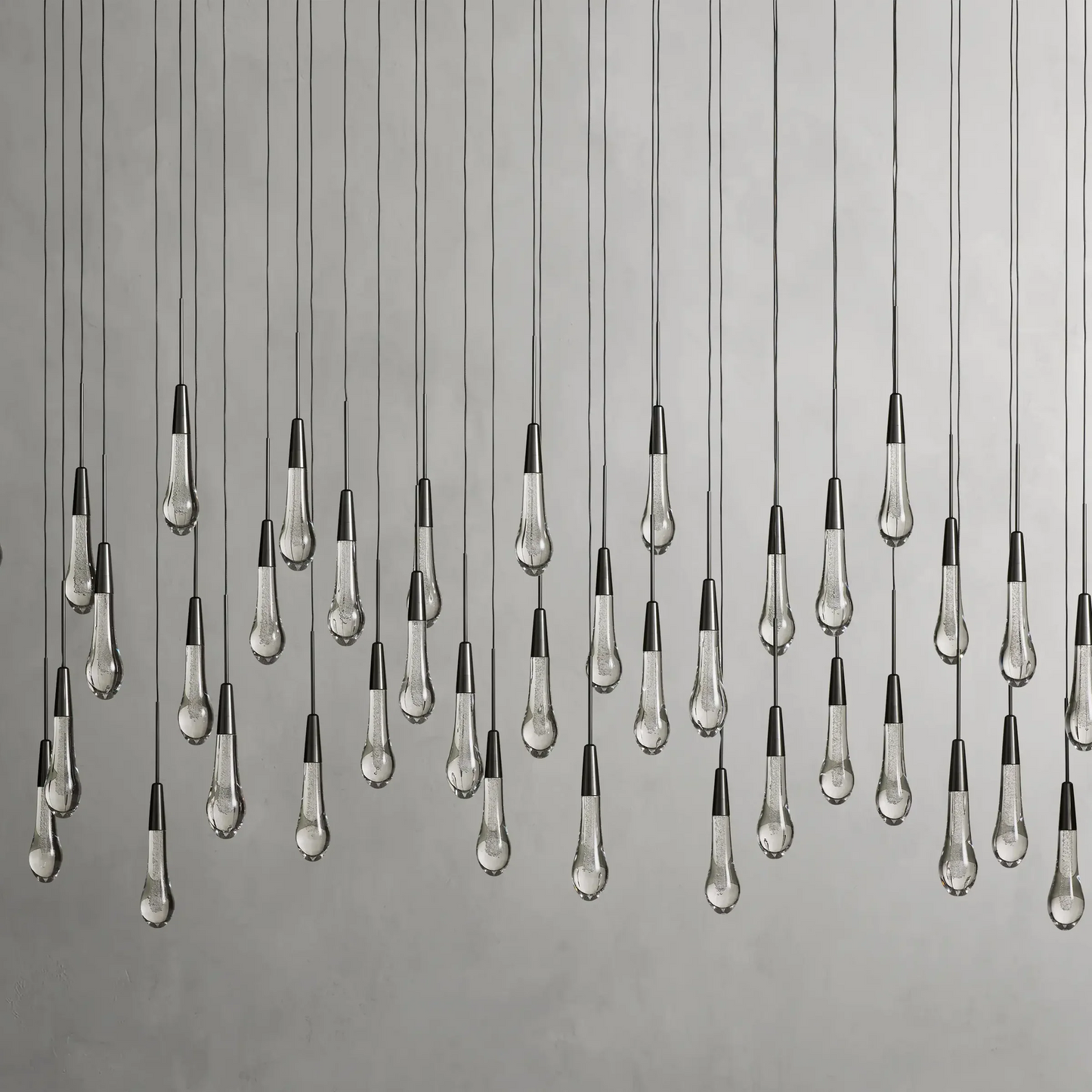 SOLITAIRE LINEAR CHANDELIER 37'' 50'' 70'' 87" 120"