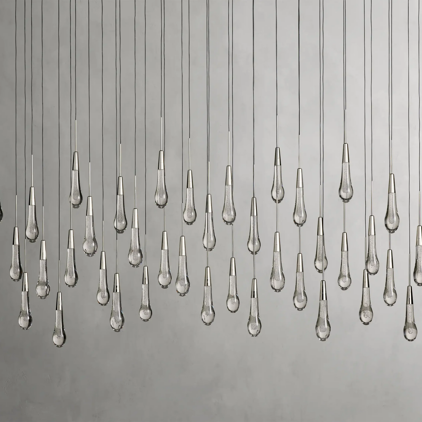 SOLITAIRE LINEAR CHANDELIER 37'' 50'' 70'' 87" 120"