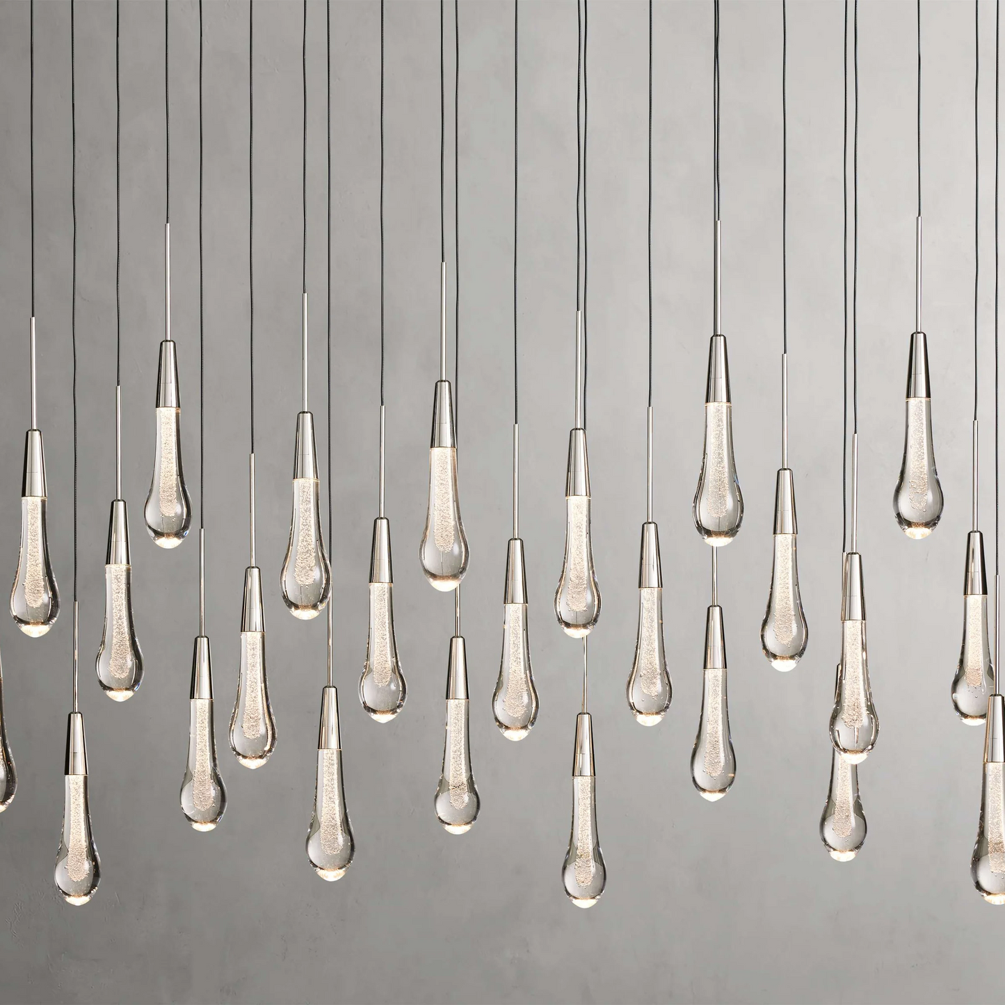 SOLITAIRE LINEAR CHANDELIER 37'' 50'' 70'' 87" 120"