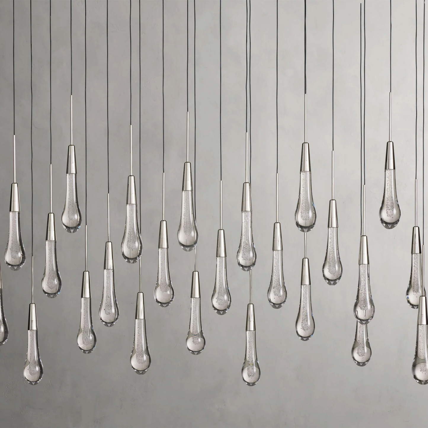 SOLITAIRE LINEAR CHANDELIER 37'' 50'' 70'' 87" 120"