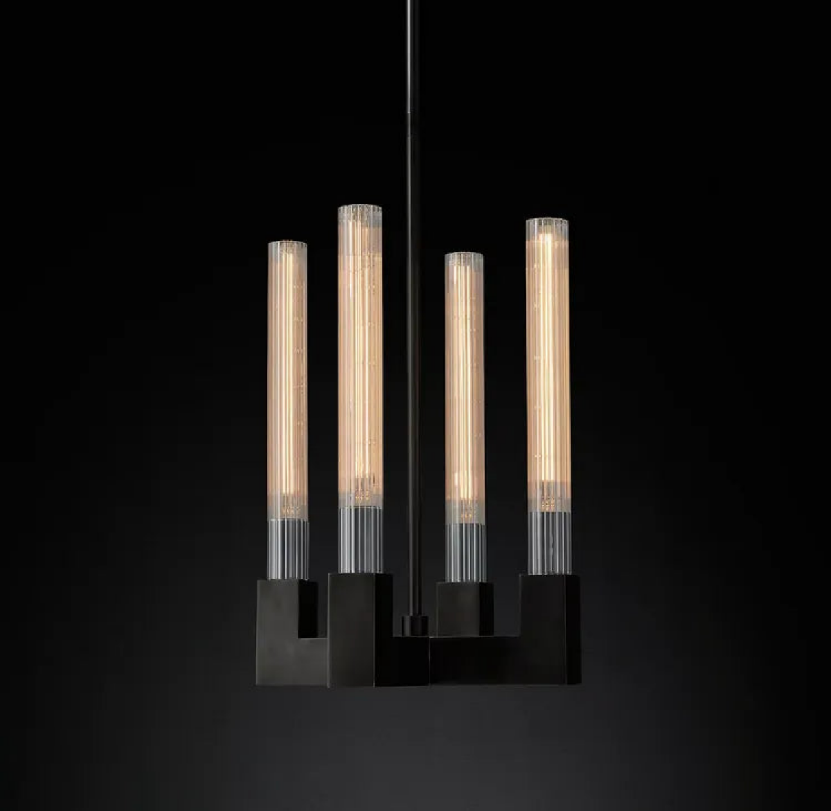 Cannele Rectangular Pendant Light