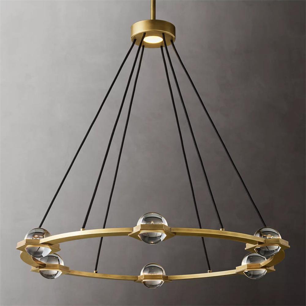 Carlos Planet Modern Round Chandelier