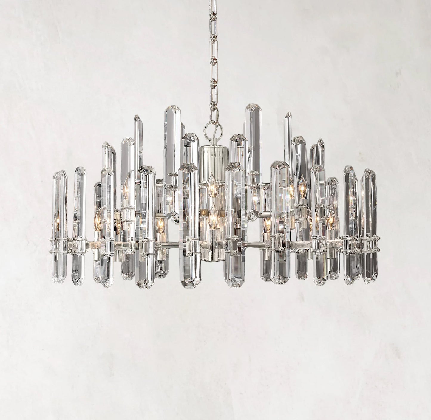 Bonnington Round Chandelier 36"  Crystal Chandelier