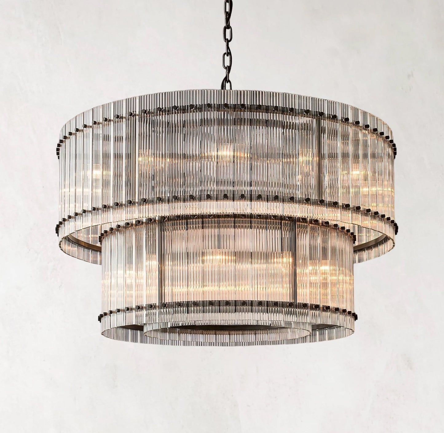 Modern San Marco Two-tier Round Luxury Chandelier 48"