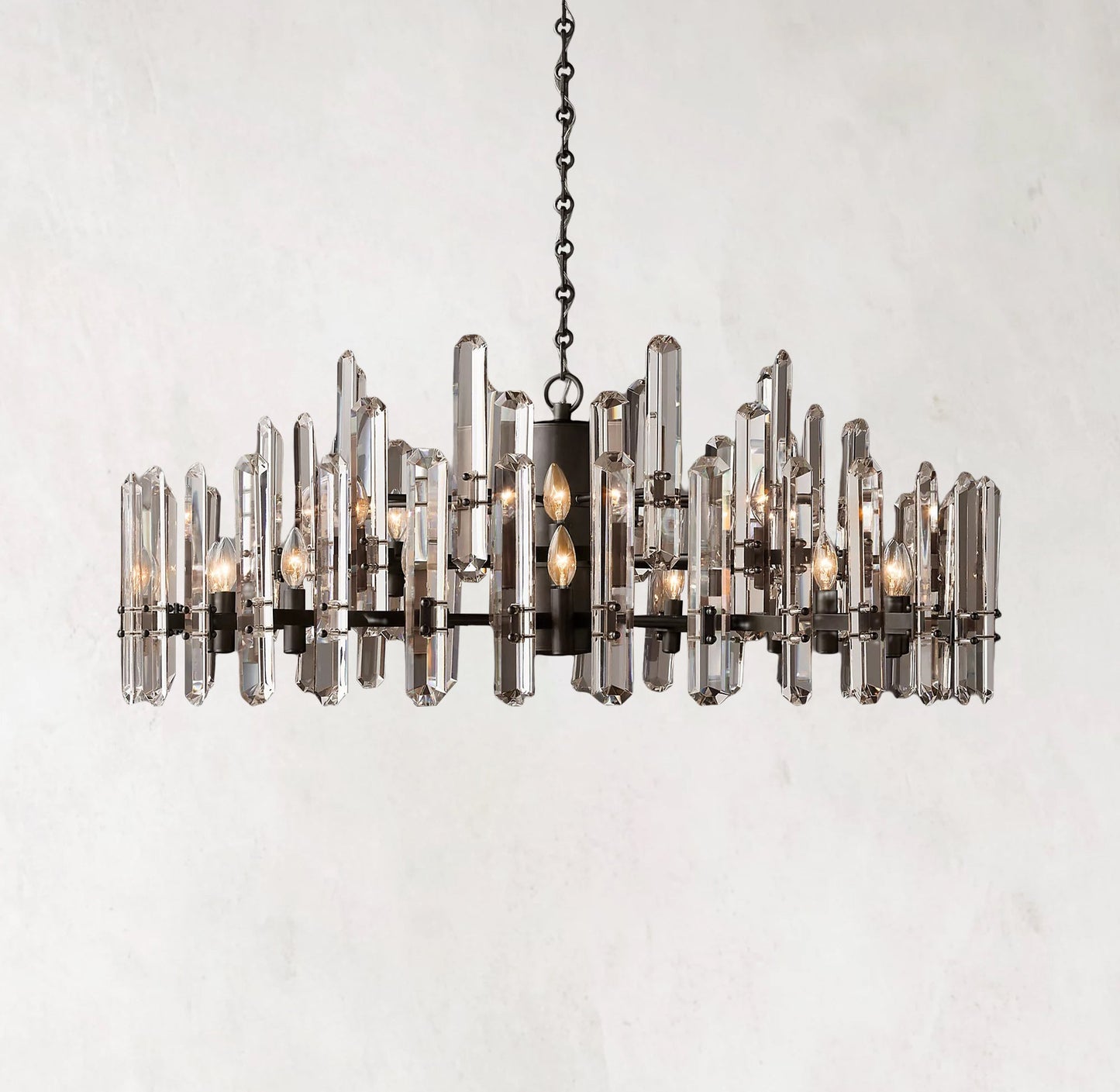 Bonnington Round Chandelier 48"  Crystal Chandelier