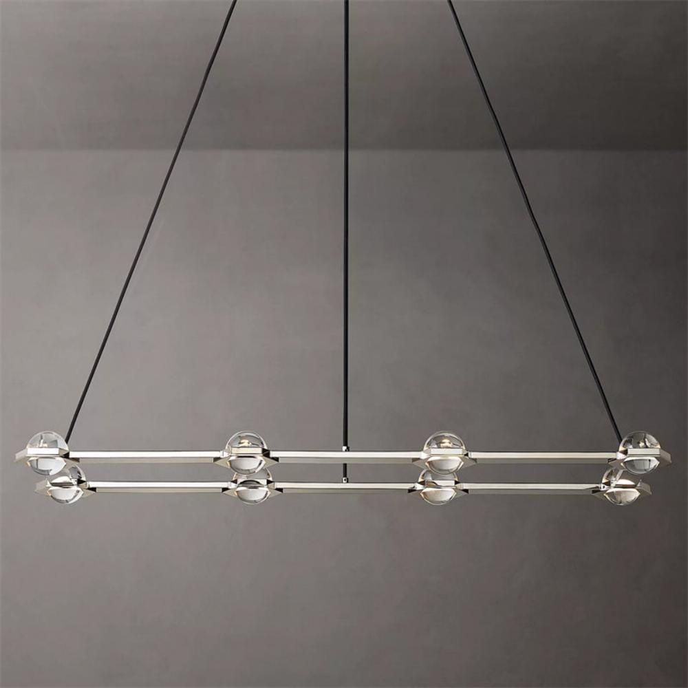 Carlos Planet Rectangular Modern Chandelier