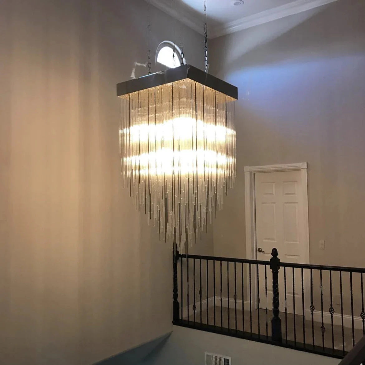 Whitley Square Chandelier 30'' for Living Room