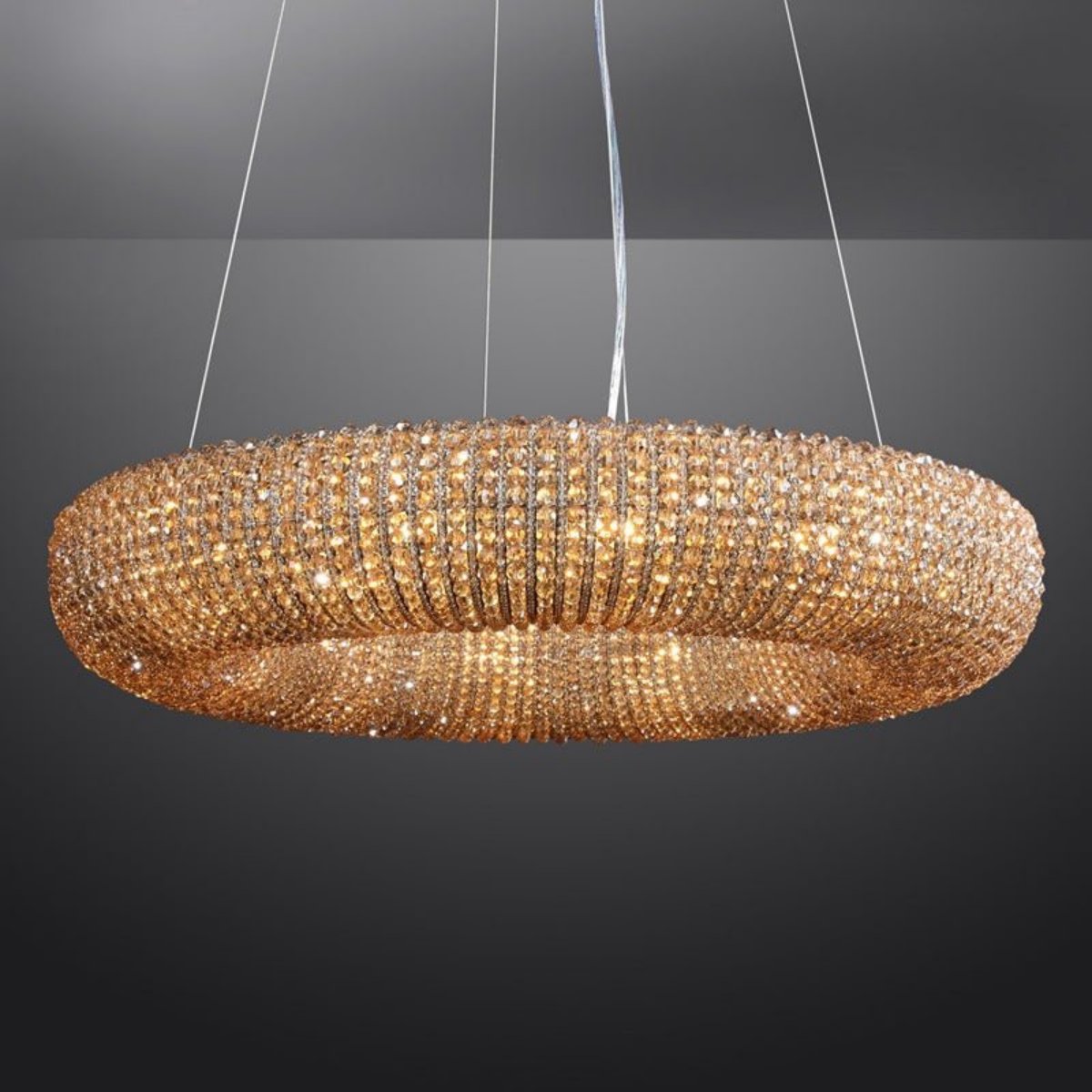 Round Halop Chandelier D31/D41/59"