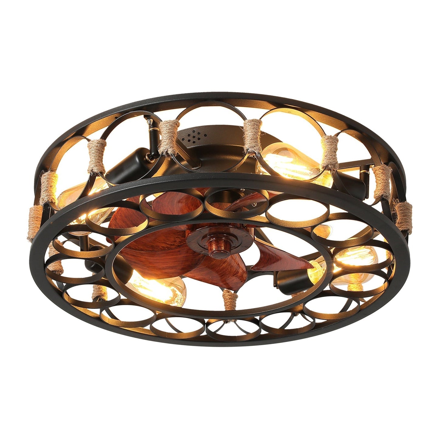 Versatile Ceiling Fan with Integrated LED Lighting