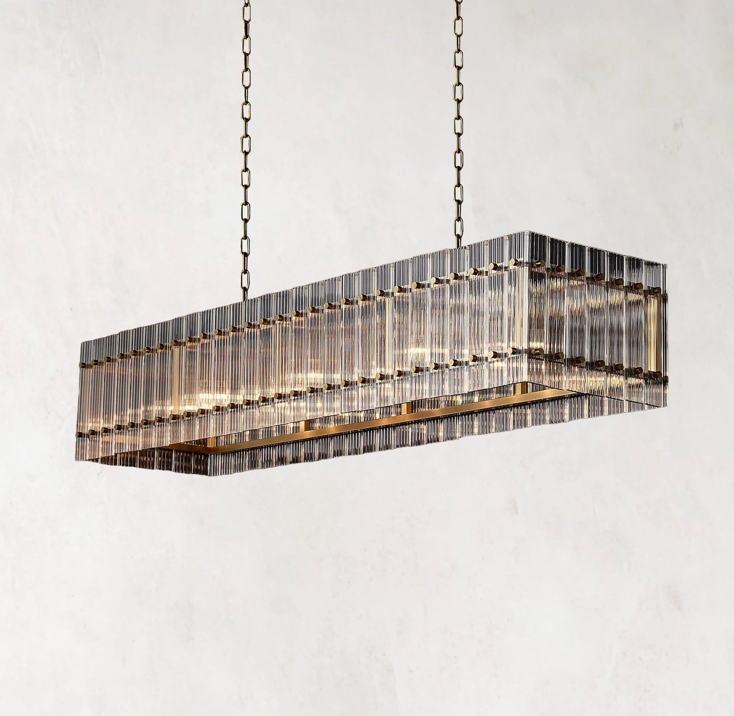 Modern  San Marco Linear Luxury Chandelier 54"