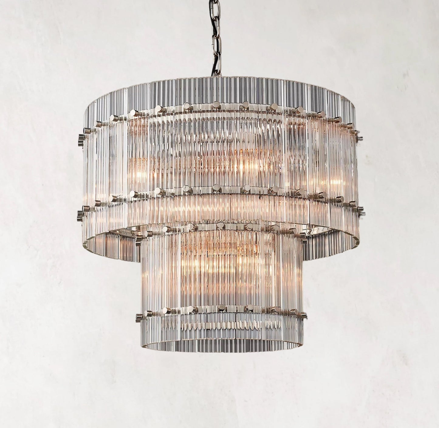 Modern San Marco Two-tier Round Luxury Chandelier 22"