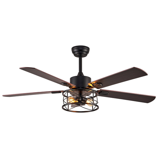 52" Ceiling Fan with Lighting – Powerful & Versatile Comfort