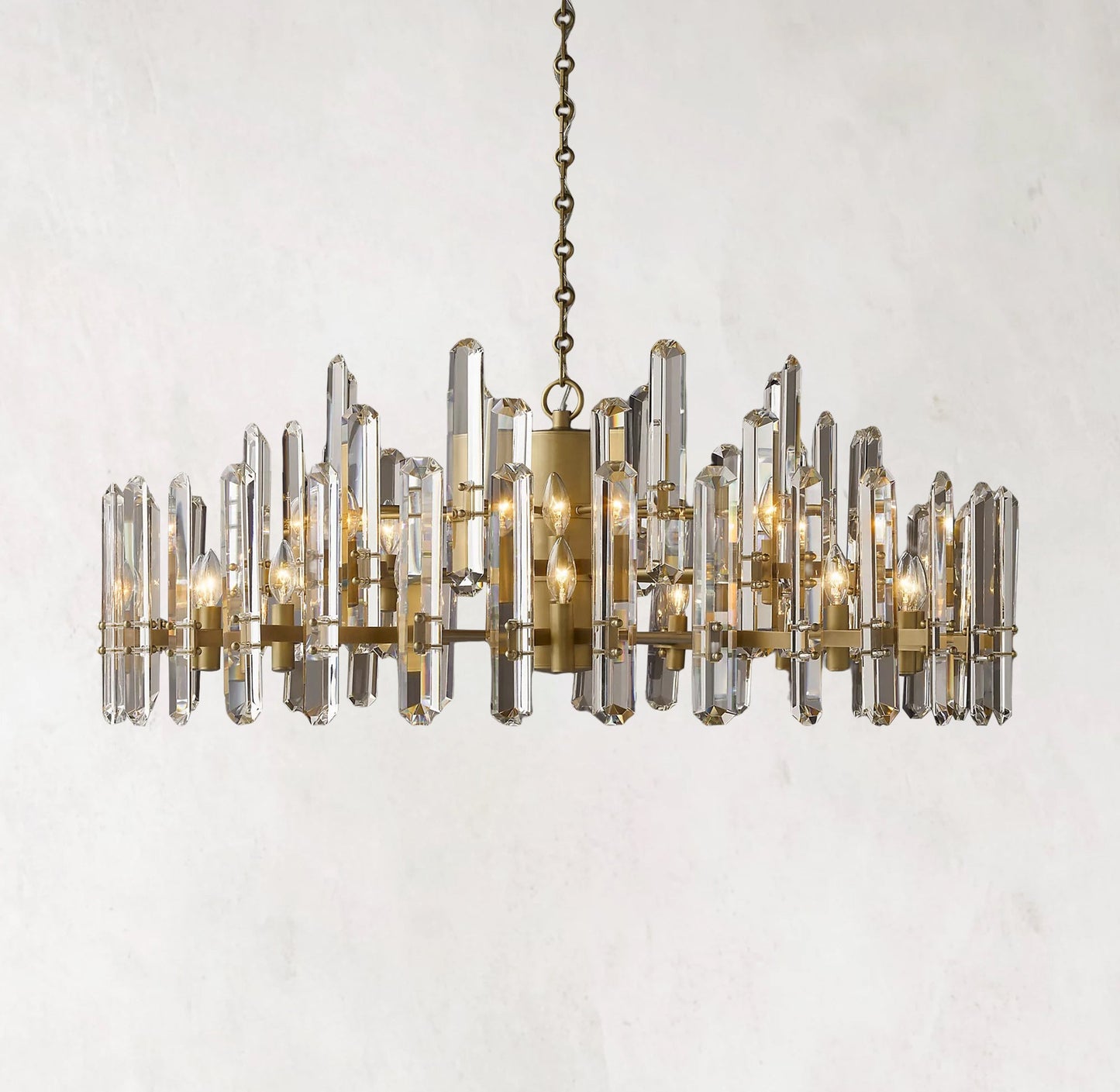 Bonnington Round Chandelier 48"  Crystal Chandelier