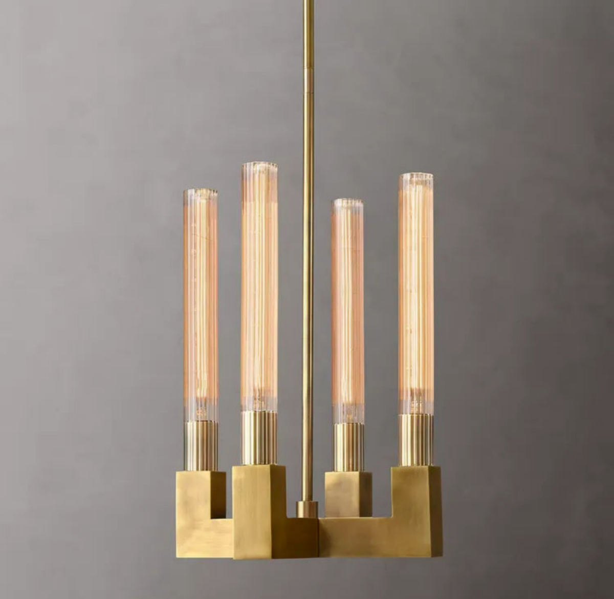 Cannele Rectangular Pendant Light