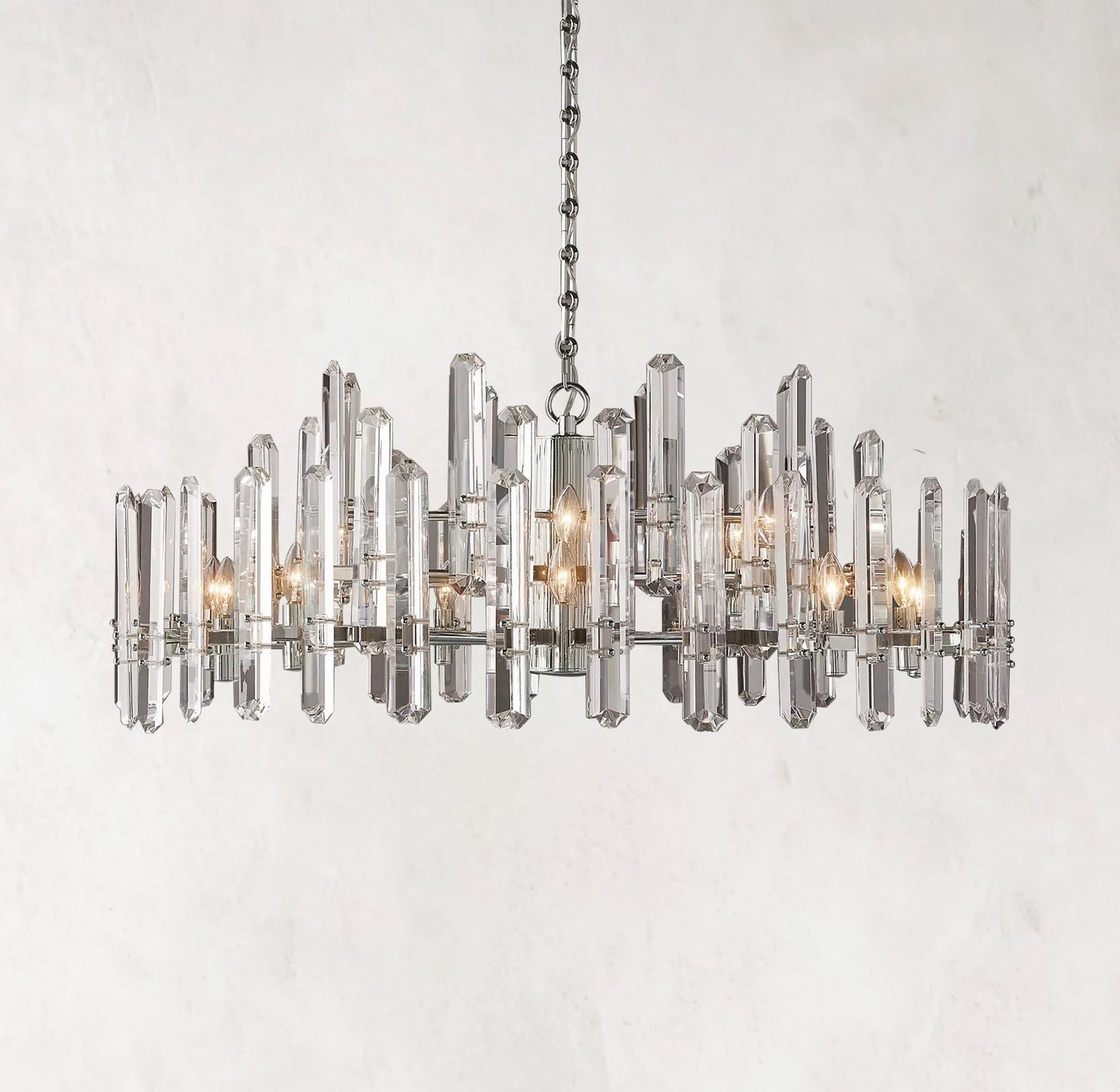 Bonnington Round Chandelier 48"  Crystal Chandelier