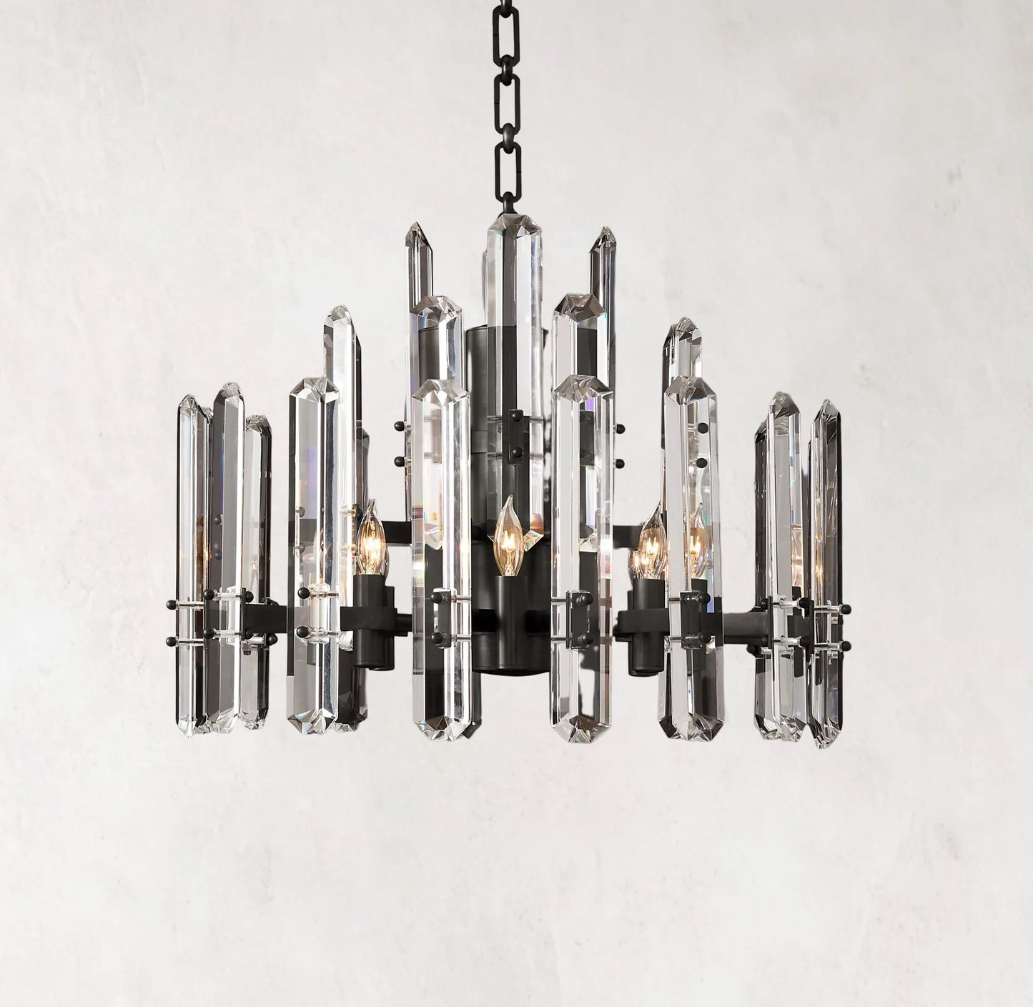 Bonnington Round Chandelier 24"  Crystal Chandelier