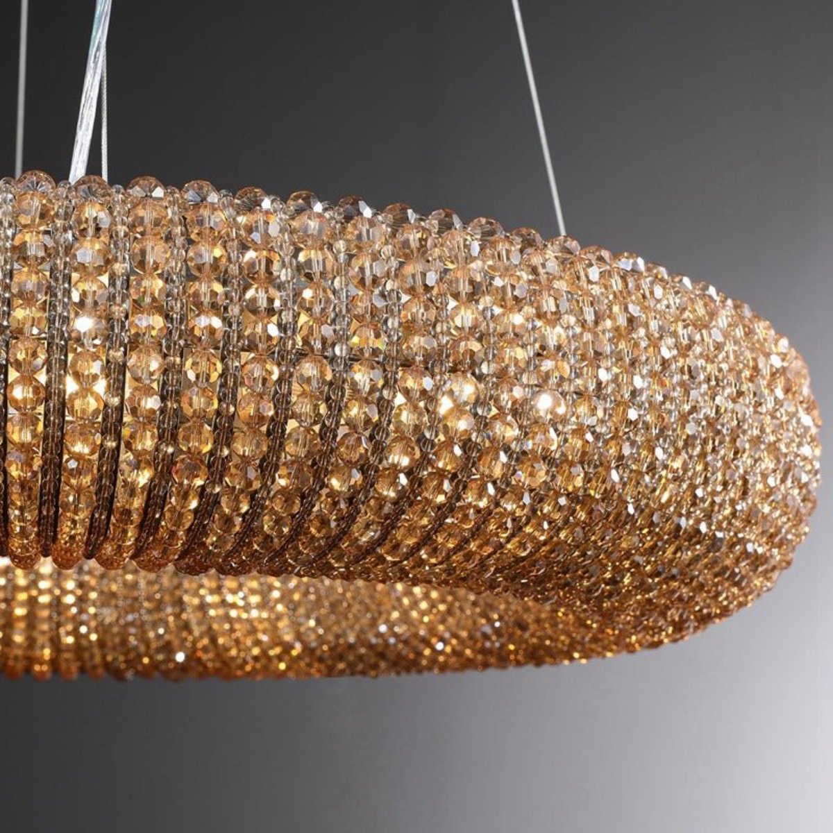 Round Halop Chandelier D31/D41/59"