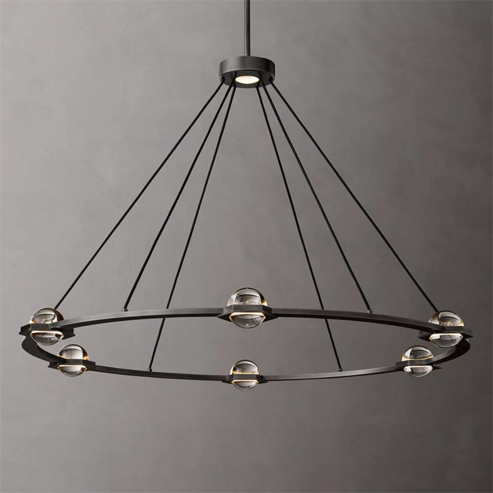 Carlos Planet Modern Round Chandelier