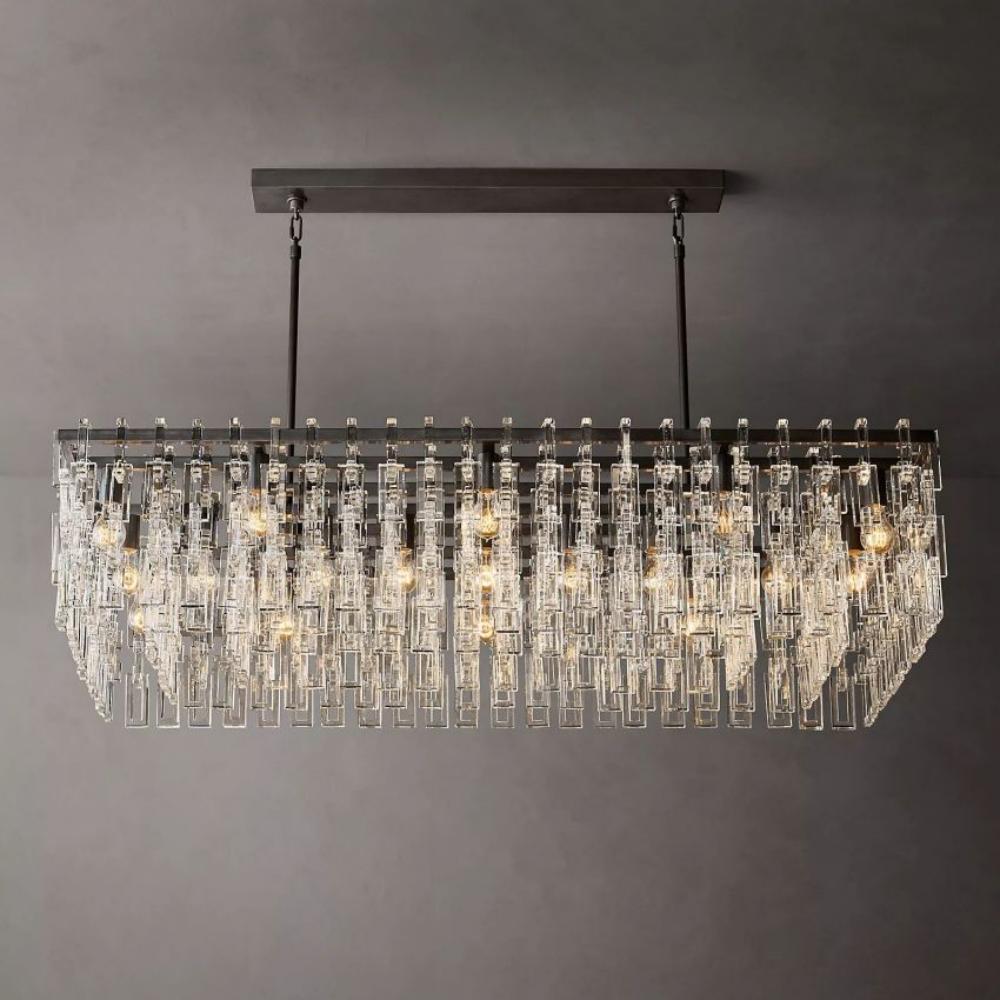 Marignan Rectangular Chandelier 60"