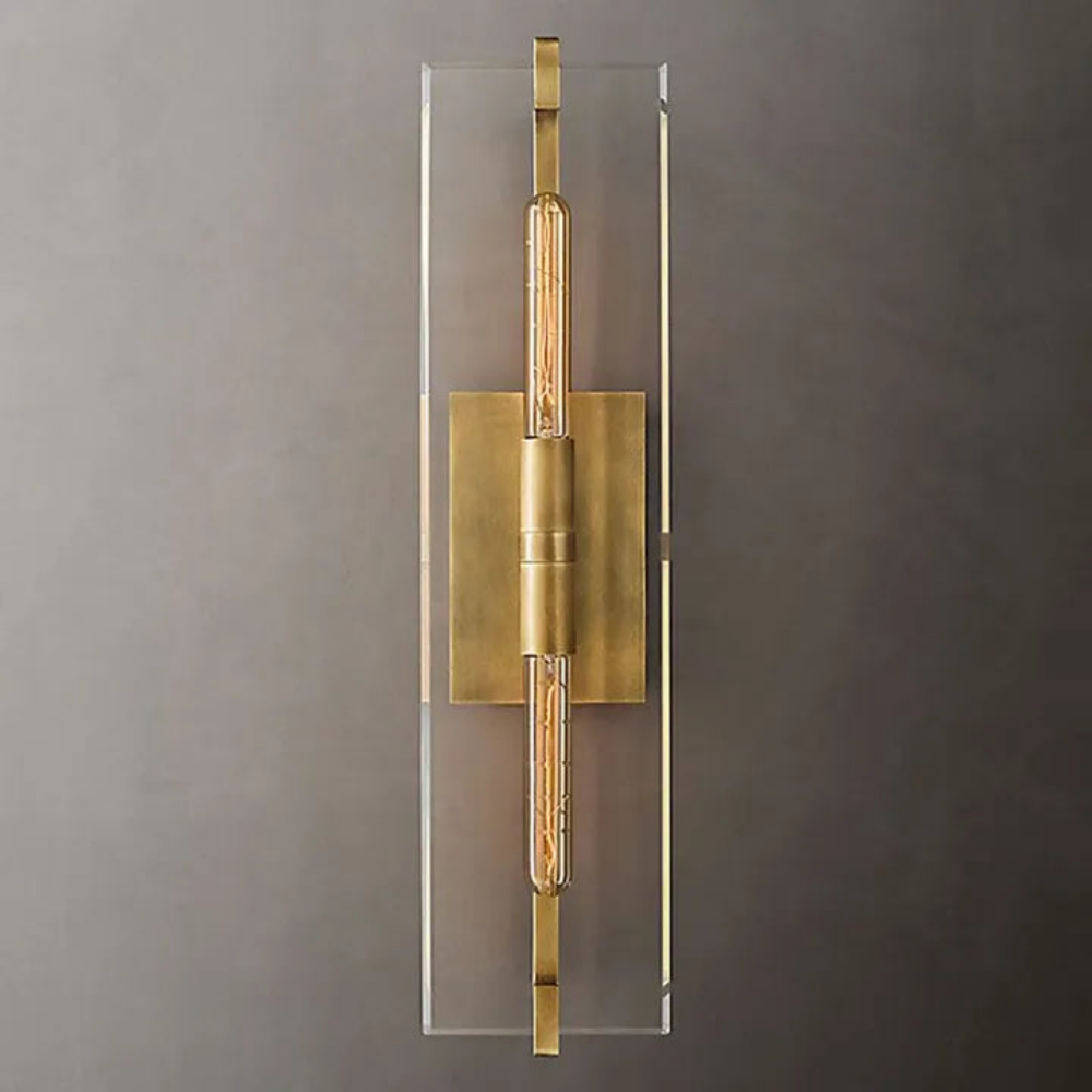 Luxury Modern Marbuzet Linear Gold Modern Wall Sconce 25"