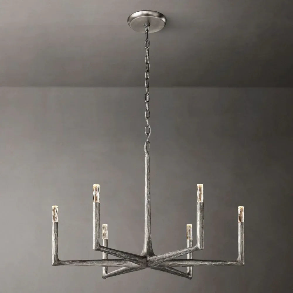 Thaddeus Round Chandelier 48'', Designer Hanging Light