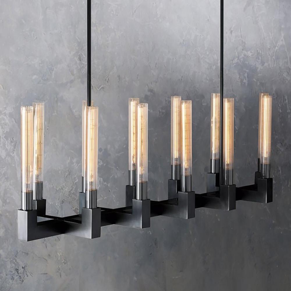 Cannele Linear Candlestick Linear Chandelier Light 55¡±