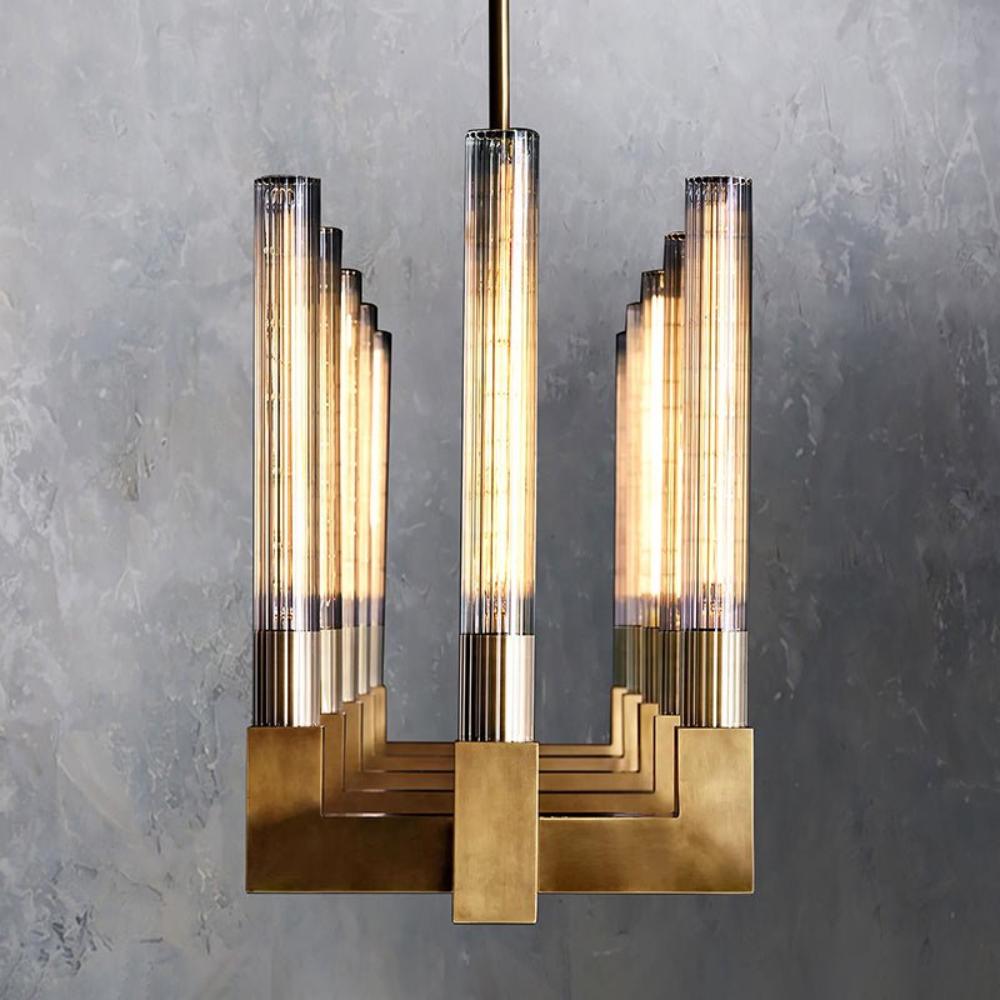 Cannele Linear Candlestick Linear Chandelier Light 67¡°