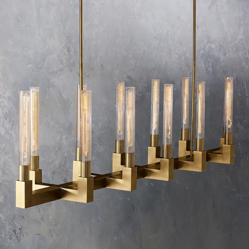 Cannele Linear Candlestick Linear Chandelier Light 67¡°