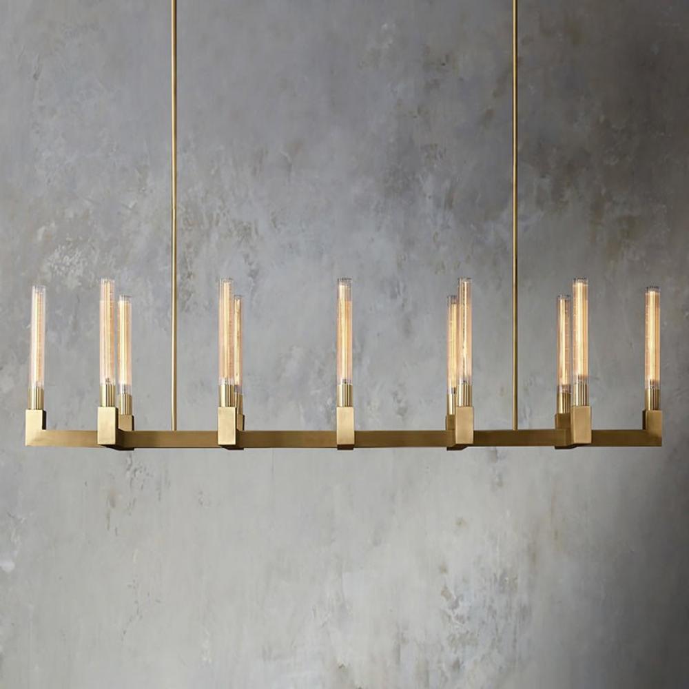 Cannele Linear Candlestick Linear Chandelier Light 67¡°