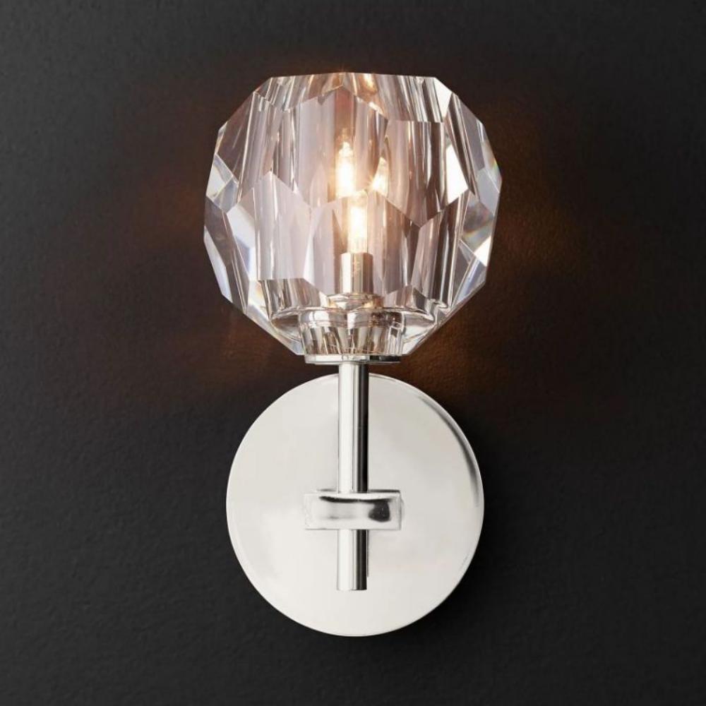 Boule De Clear Glass Sconce