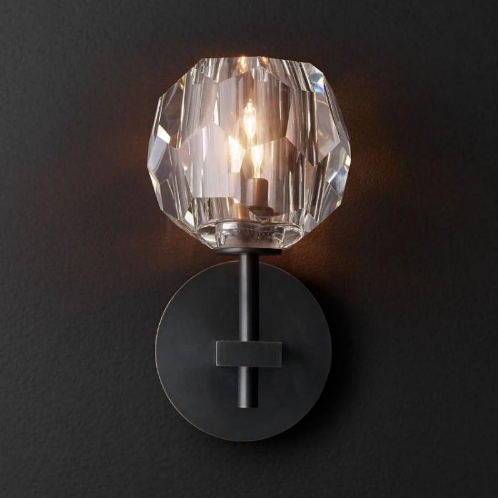 Boule De Clear Glass Sconce