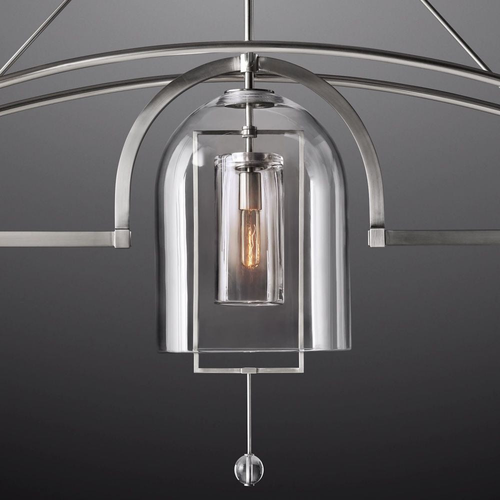 Fulcrum Linear Chandelier 61" 3 Lights