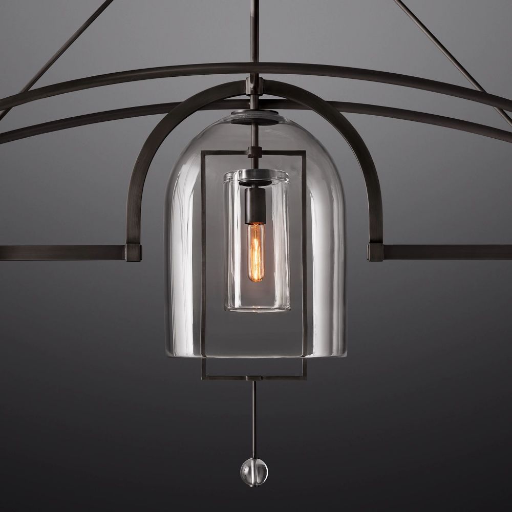 Fulcrum Linear Chandelier 61" 3 Lights