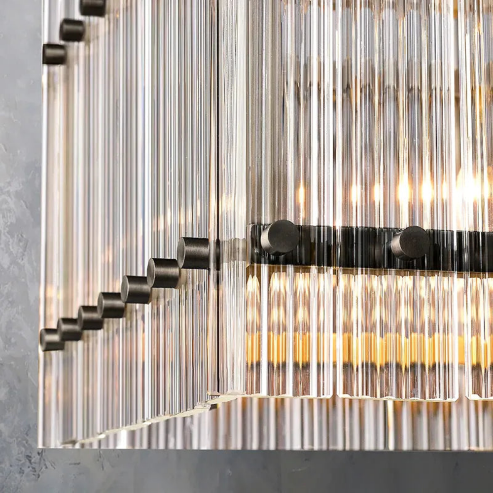 Modern  San Marco Linear Luxury Chandelier 54"