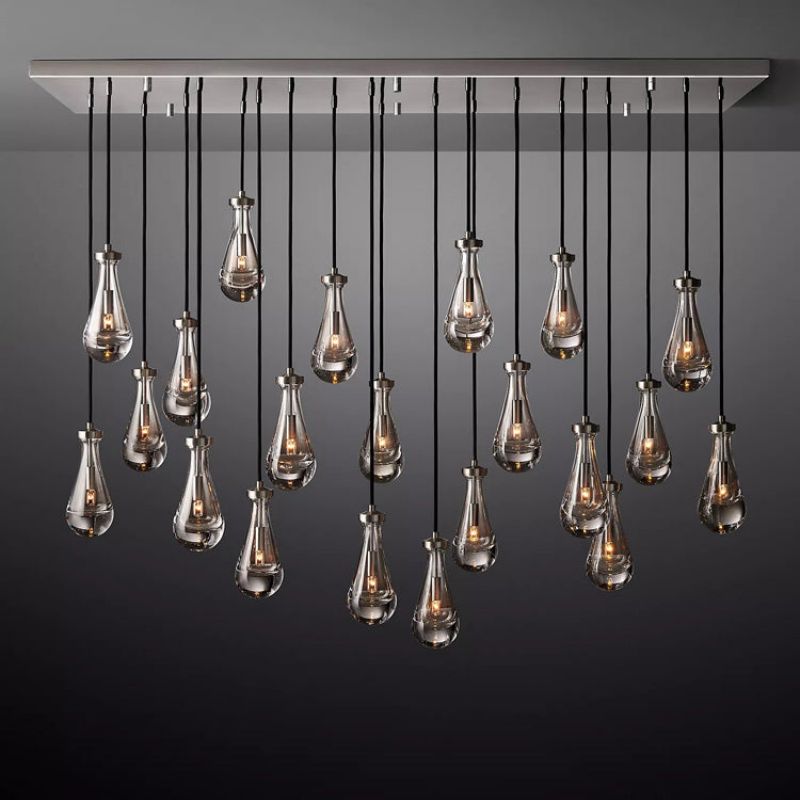 Raindrop Rectangle Chandelier